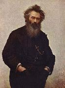 Portrait of Ivan Shishkin by Ivan Kramskoy, Ivan Shishkin